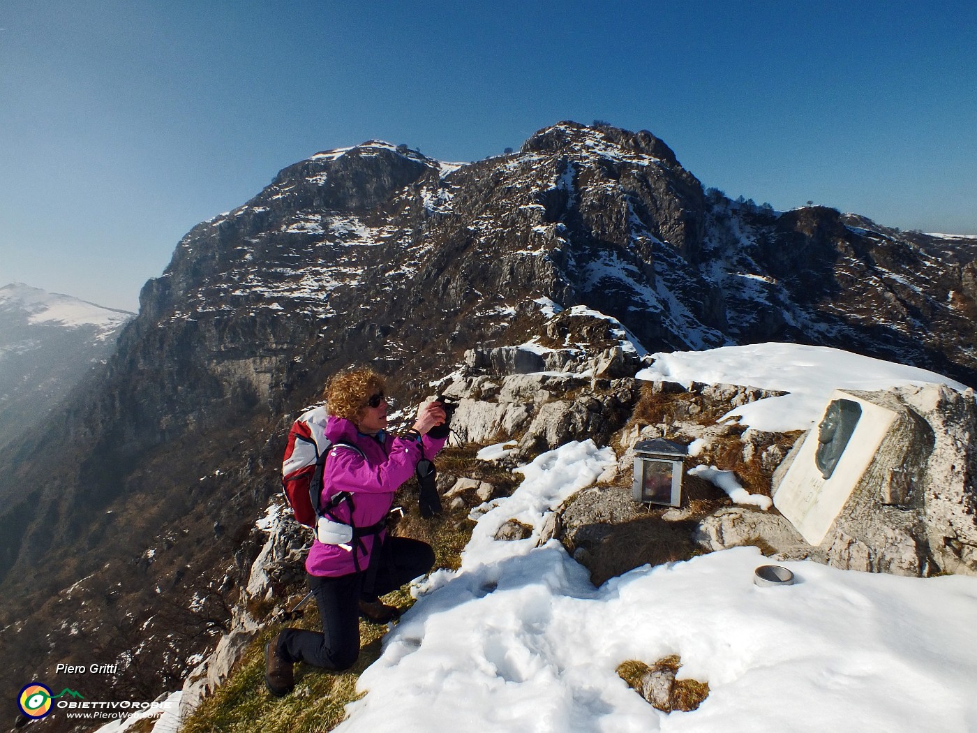 51 Maria, Regina dei monti -Corno Birone 1116 m con vista in Monte Rai.JPG